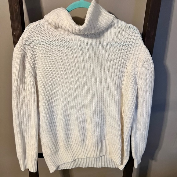 Cream Cowl Neck Sweater size large - Picture 1 of 1